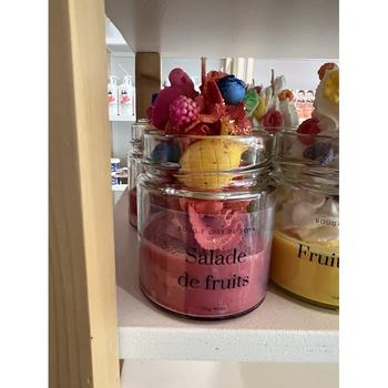 Chandelles fouettées - Salade de fruits