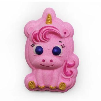 Licorne rose avec cheveux
