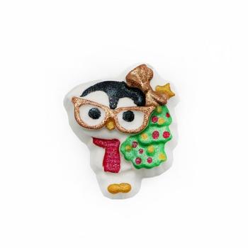 Bombe de bain – Pingouin à lunettes