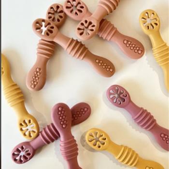 Pré-cuillère en silicone - Old pink