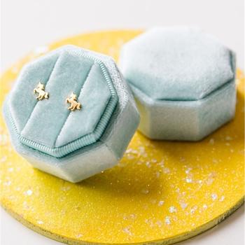 Boucle d'oreilles hypoallergenique - licorne