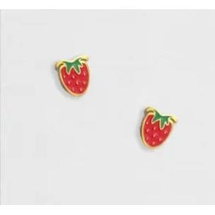 Boucle d'oreilles hypoallergenique - Fraises