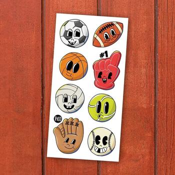 Tatouage temporaire - Ballons sportifs