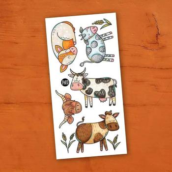 Tatouage temporaire - Les jolies vaches