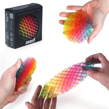 Le Space Worm Fidget ! Arc-en-ciel