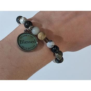 Bracelet - Blessed : Pierres mixtes