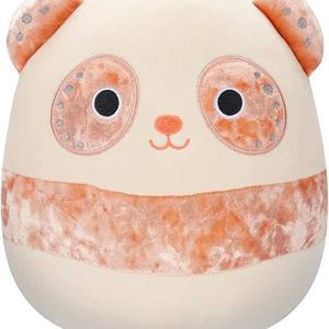 SQUISHMALLOWS - Le panda velour rose  5''