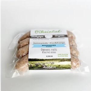 Saucisse Oignon rôti Bio Pré-cuite