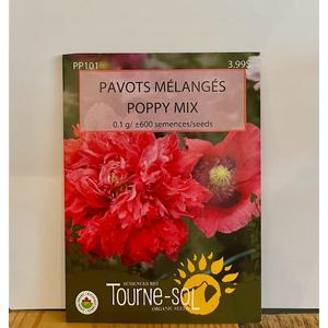 Semence Pavots Mélangés Bio