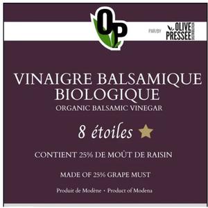 Vinaigre Balsamique 8 Étoiles Bio