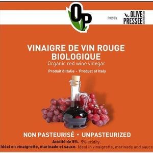 Vinaigre de Vin Rouge Bio