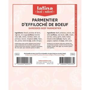 Parmentier Effiloché de Boeuf 400g