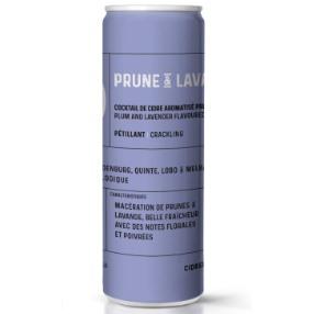 Cidre Prune et Lavande Bio 355ml