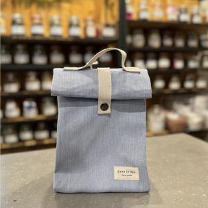 Sac à lunch Bleu et Beige