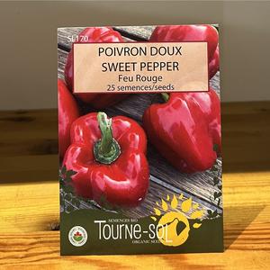Semence POIVRON DOUX FEU ROUGE Bio