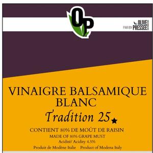 Vinaigre Balsamique Blanc