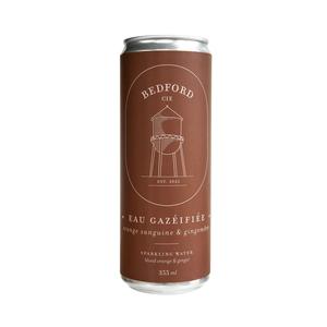 Eau Gazéifiée Orange Sanguine et Gingembre