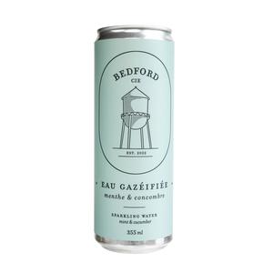 Eau Gazéifiée Concombre et Menthe