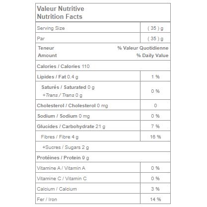 Lentille Brune Bio 11.35kg