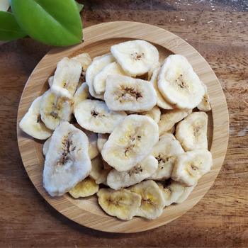Banane séchée chips - Noix et fruits secs vrac