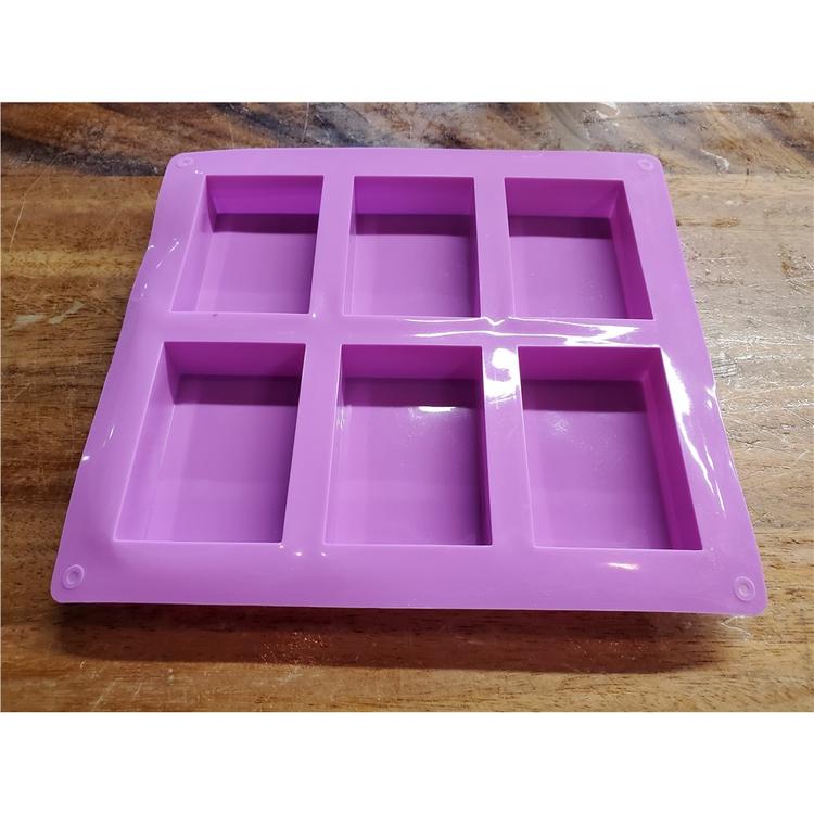 6 Carre Creux Rectangle DIY Moule a Savon Moules Silicone Gateaux