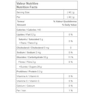 Canneberges Séchées Entières Sucrées au Jus de Pomme (3.99$ CAD$) – La  Boite à Grains
