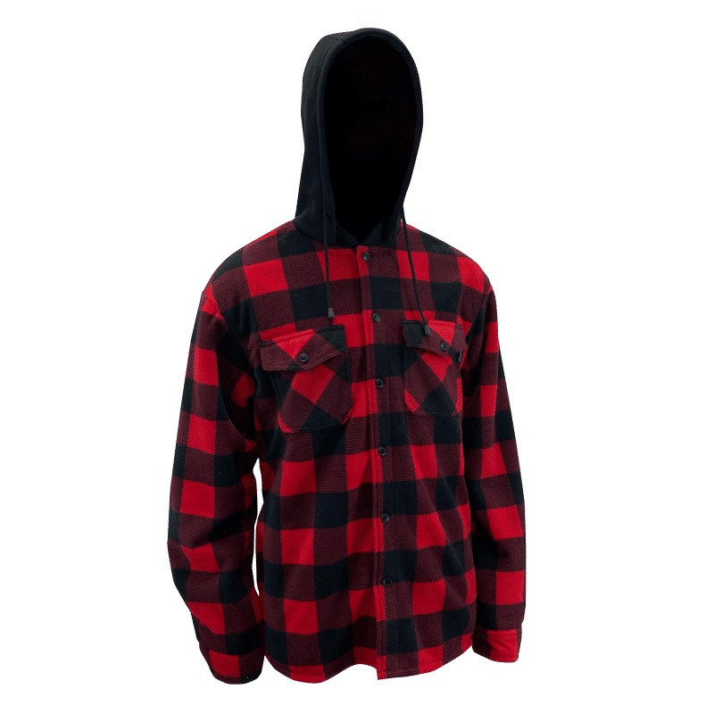 Chemise en Flanelle à carreaux coupe Régular Manches longues Rouge TYLER | Homme - | Von Dutch