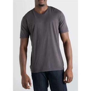 GD VNECK TEE CHARCOAL LARGE-TALL